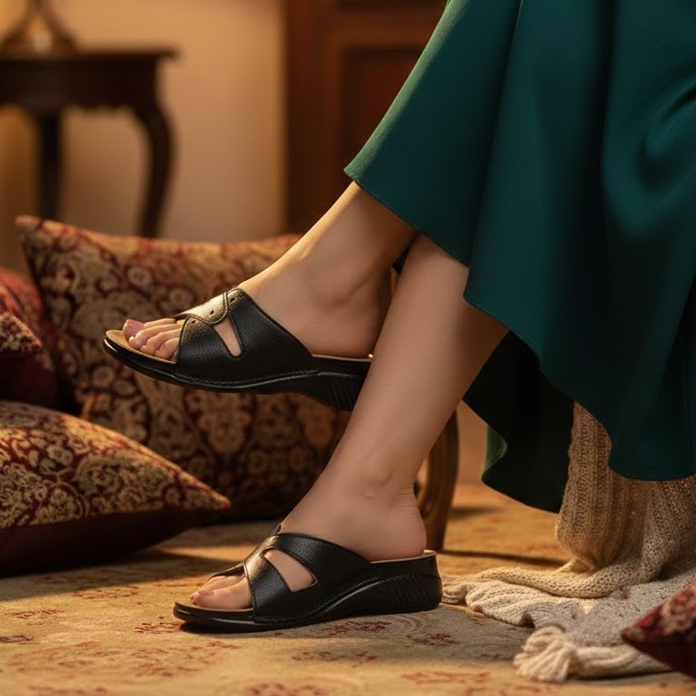 خرید آنلاین صندل طبی زنانه آوین مدل 791 فلوتر کد 01